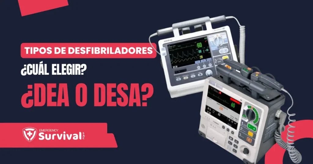 tipos de desfibriladores emergency survival